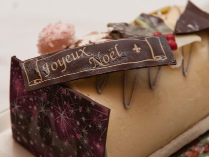 La Buche De Noel - A French Christmas Cake